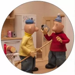 Ételpapír Pat és Mat takarítás 19,5 cm