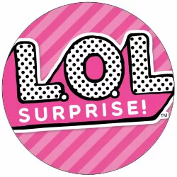 Ételpapír L.O.L. Surprise logó 19,5 cm