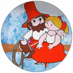 Ételpapír Rumcajs és Manka 19,5 cm