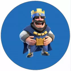 Kajálható papír Clash Royale király, aki nevet 19,5 cm