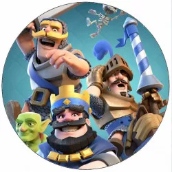 Kajálni papír Clash Royale király és harcosai 19,5 cm