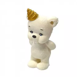 Fehér csokoládés mackó kalapkával