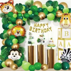 Balonfüggő girland dzsungel 106db