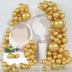 Arany lufi girland 92 darab