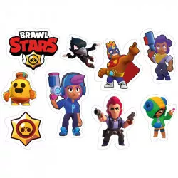 Elvágós nyomtatható Brawl Stars – ehető papír
