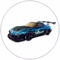 Kajakpapír Need for Speed tuning Mazda RX-7 19,5 cm