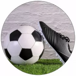 Kajálható papír futball-labda és cipő 19,5 cm