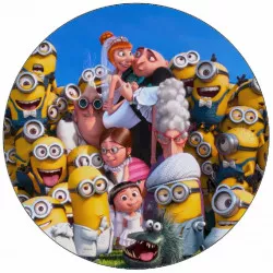 Ételpapír Én, a gonosz vőlegény esküvője 19,5 cm