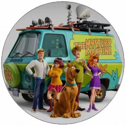 Élelmezési papír Scooby-Doo csapat 19,5 cm