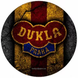 Dražit papír Logo Dukla Praha 19,5 cm