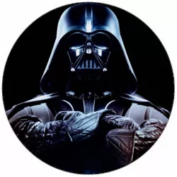 Ehető papír Star Wars Darth Vader sötét háttérrel 19,5 cm