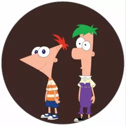 Ételpapír Phineas és Ferb 19,5 cm