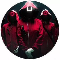 Ételpapír Squid Game versenyző 19,5 cm