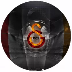 Élelmezési papír Galatasaray logóval 19,5 cm