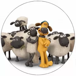 Ehető papír Shaun a juhnyúl 19,5 cm