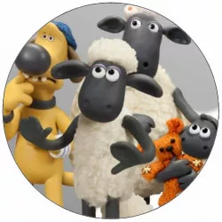 Ételpapír juh Shaun jelmeziei 19,5 cm