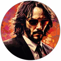 Jehető papír John Wick 19,5 cm