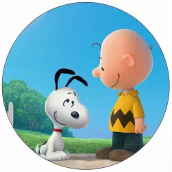Szemes papír Snoopy és Charlie 19,5 cm