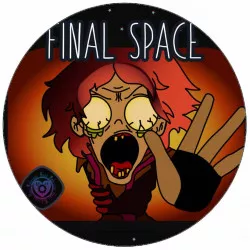 Esztétikus, ehető papír Final Space 19,5 cm