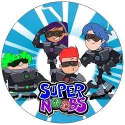 Süthető papír Supernoobs 19,5 cm
