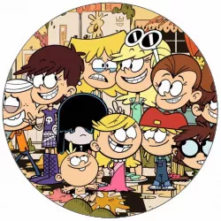 Ételpapír Loud House nagycsalád 19,5 cm