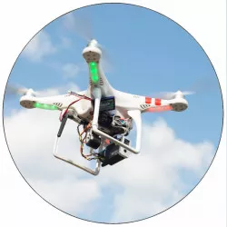 Ehető papírból készült repülő drón 19,5 cm