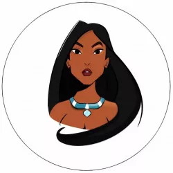 Élelmezési papír hercegnő Pocahontas 19,5 cm
