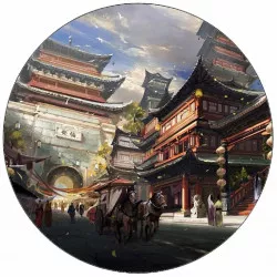 Pagoda ehető papír 19,5 cm