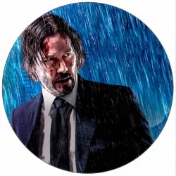 Élelmiszerpapír John Wick esőben 19,5 cm