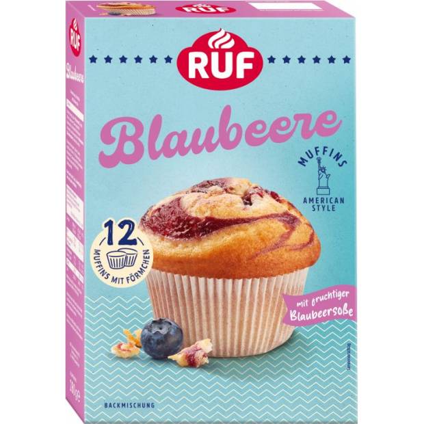 Áfonyás muffinok keveréke