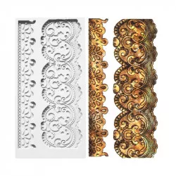 Szilikon banty kés a rusztikus szélihez 25x12 cm