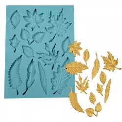 Szilikon formapapír levelek 15x12 cm