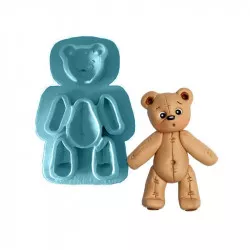 Szilikon forma medve, 12,5×8 cm