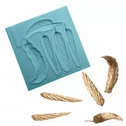 Szilikon tollas forma 7,5×7,5 cm