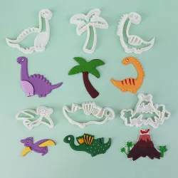 Dínó sütőforma készlet