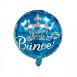 Kék színű trágyalufi lufi 46 cm