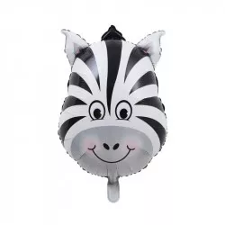 Fóliás lufi zebra 63 cm