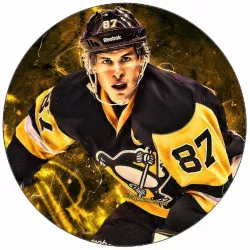S mərlegtett Sidney Crosby ehető papír 19,5 cm