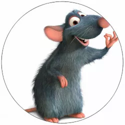 Ratatouille ehető papír Remi 19,5 cm