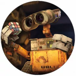 Kajálható papír Wall-I és Rubik-kocka 19,5 cm