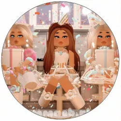 Ételpapír Roblox lányoknak 19,5 cm