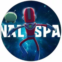 Süthető papír Final Space logó 19,5 cm