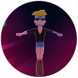 Ételpapír Final Space Gary 19,5 cm