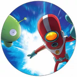 Ételpapír Final Space Gary és Mooncake 19,5 cm