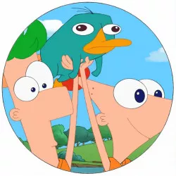 Ételpapír Phineas és Ferb 19,5 cm