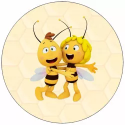 Nedevő papír Méhecske Mája és Vilík ölelésben 19,5 cm