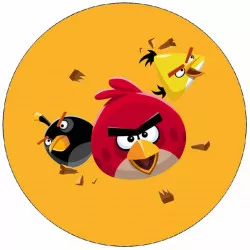 Ehető papír Angry Birds, 19,5 cm