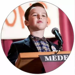 Kajálható papír Kis Sheldon az előadáson 19,5 cm