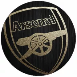 Ételpapír Arsenal fekete háttérrel, 19,5 cm
