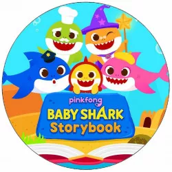Baby Shark ehető papír 19,5 cm